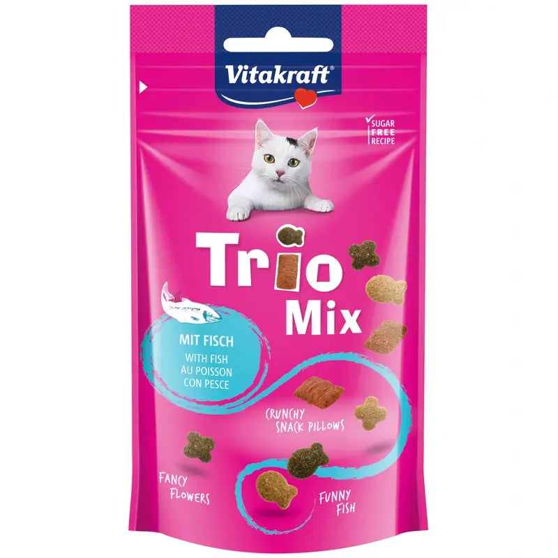 Vitakraft Snack Trio Mix de Salmão 8x60 gramas