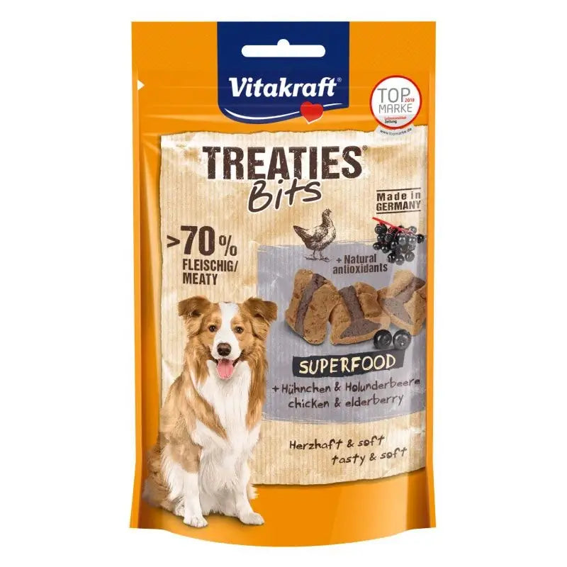 Vitakraft Treaties + Superfood Bagas de Saúco 100 gramas