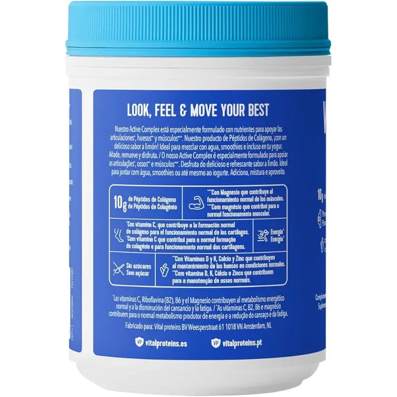 Vital Proteins Complexo Ativo de Colagénio Limão, 357 g
