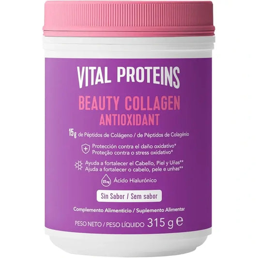 Vital Proteins Beauty Colagénio Antioxidante Sem Sabor, 315 g