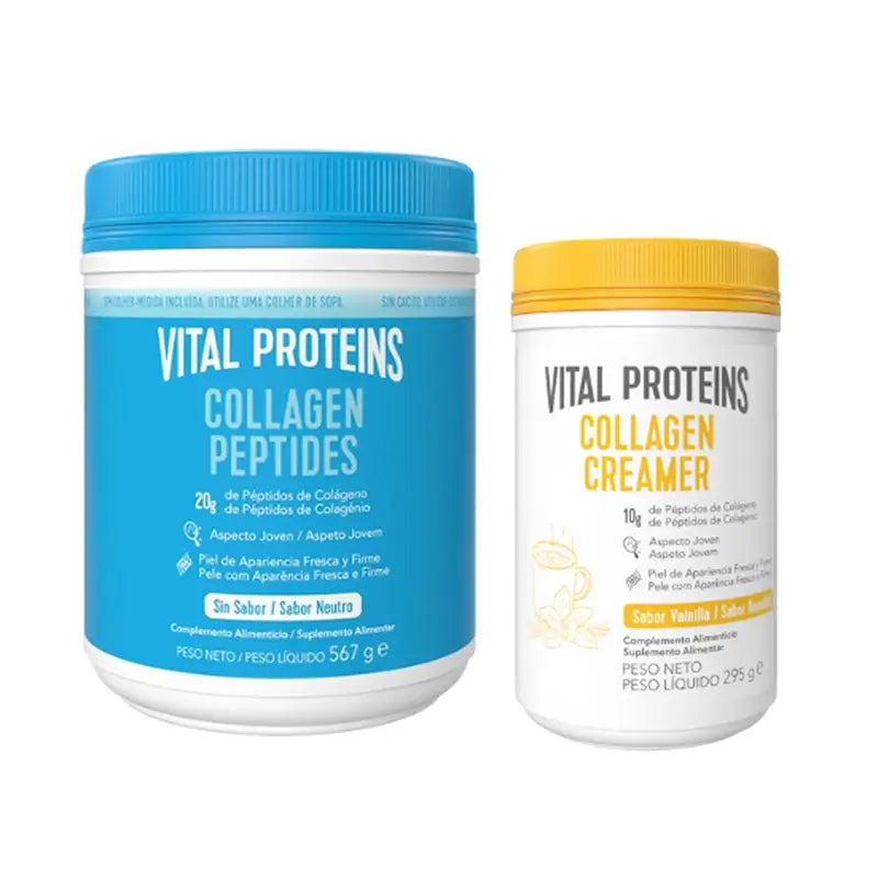 Vital Proteins Neutral Collagen Pack e Baunilha