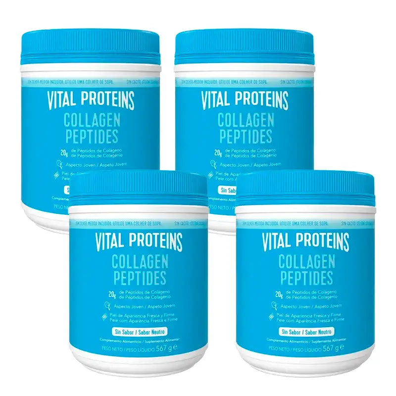 Peptídeos de colagénio Vital Proteins, embalagem de 4 x 567 g