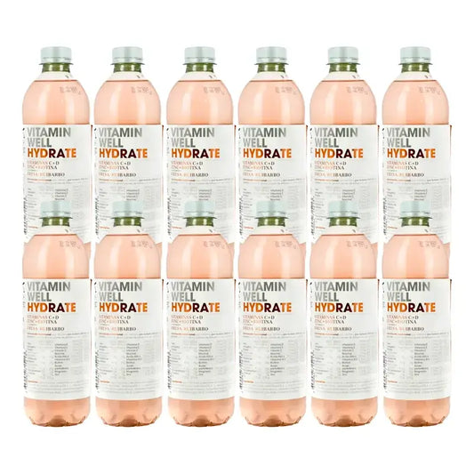 Vitamina Well Hydrate, embalagem de 12 x 500 ml