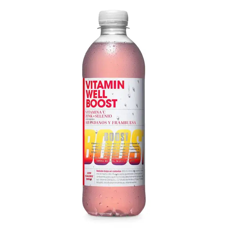Vitamin Well Pack Boost Mirtilo/Framboesa, 12 unidades x 500 ml