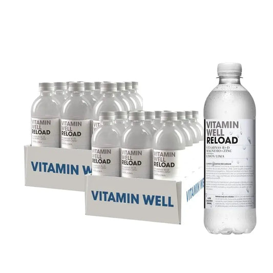 Vitamin Well Pack Reload Lima/Limão, 24 unidades X 500 ml