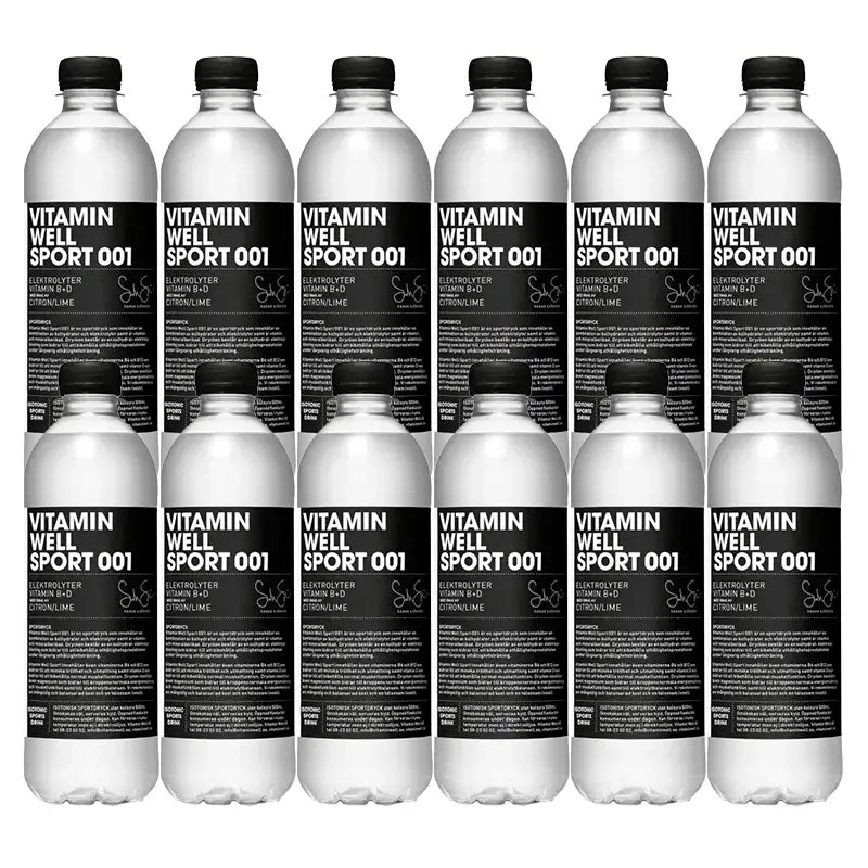Vitamin Well Sport 001 , embalagem 12 x 500 ml
