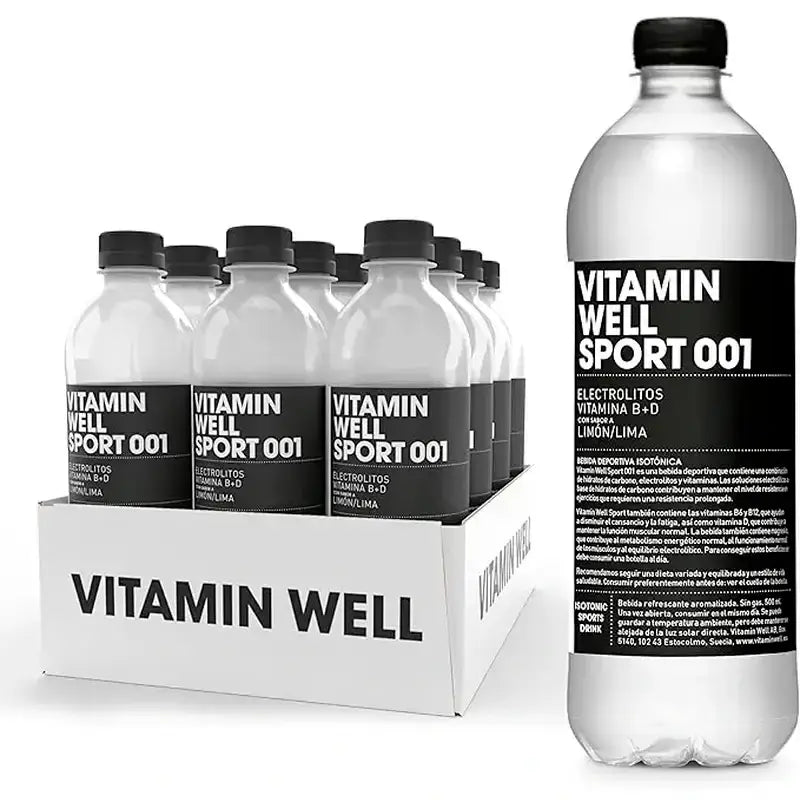 Vitamin Well Sport 001 , embalagem 12 x 500 ml
