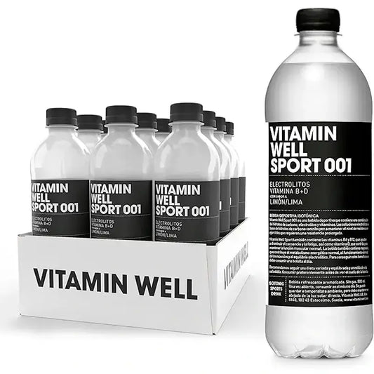 Vitamin Well Sport 001 , embalagem 12 x 500 ml