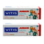 Pasta de dentes VITIS Junior Gel Pack 2 x 75 ml