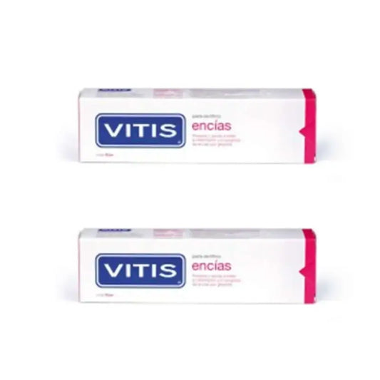 Vitis Pasta de dentes Gomas, 2X100 Ml