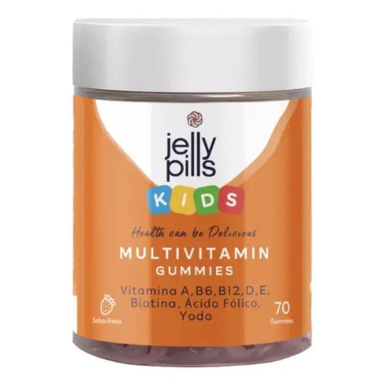 Jelly Pills Multivitamínico Suplemento Alimentar para Crianças, 70 gomas