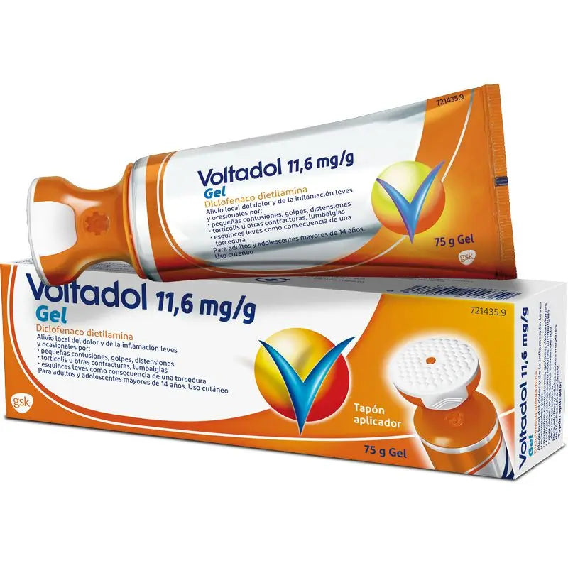 Voltadol Gel tópico com tampa aplicadora 75 g