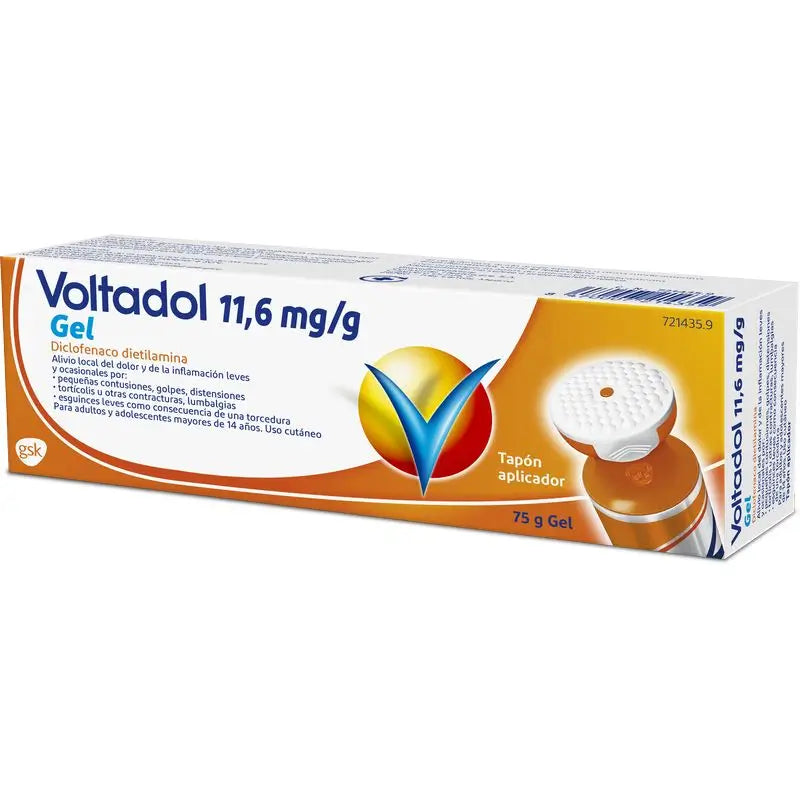 Voltadol Gel tópico com tampa aplicadora 75 g