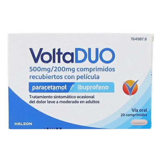 Voltaduo 500 Mg/200 Mg, 20 comprimidos