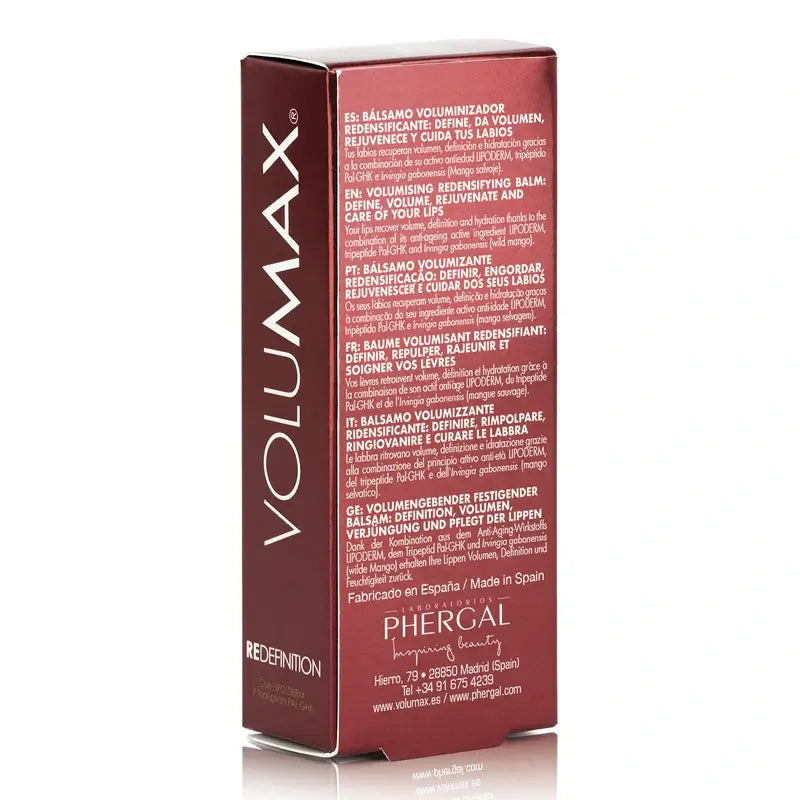 Volumax Redefinition Bálsamo Labial Reparador Volumizador Antirrugas 15ml