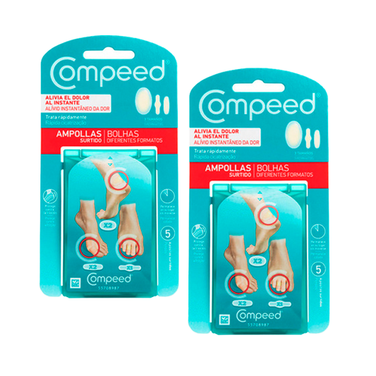 Embalagem 2 Compeed Pack Blisters mistos, 2x5 unidades