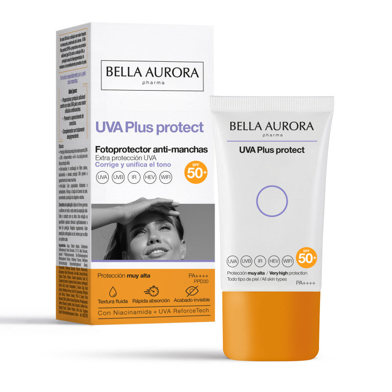Bella Aurora Anti-Blemish Sunscreen Uva Plus Protect, 50 ml.
