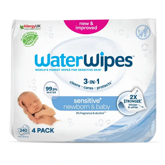 Waterwipes Toalhetes bebé Biodegradáveis 4x60, 240 unidades