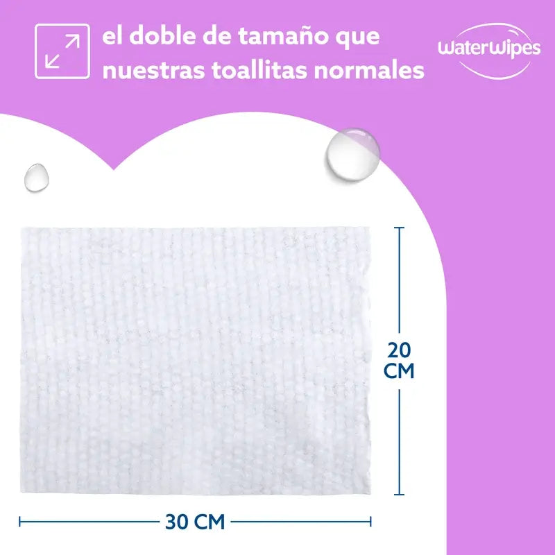 Waterwipes Pacote de toalhetes para adultos, 3 X 30 unidades
