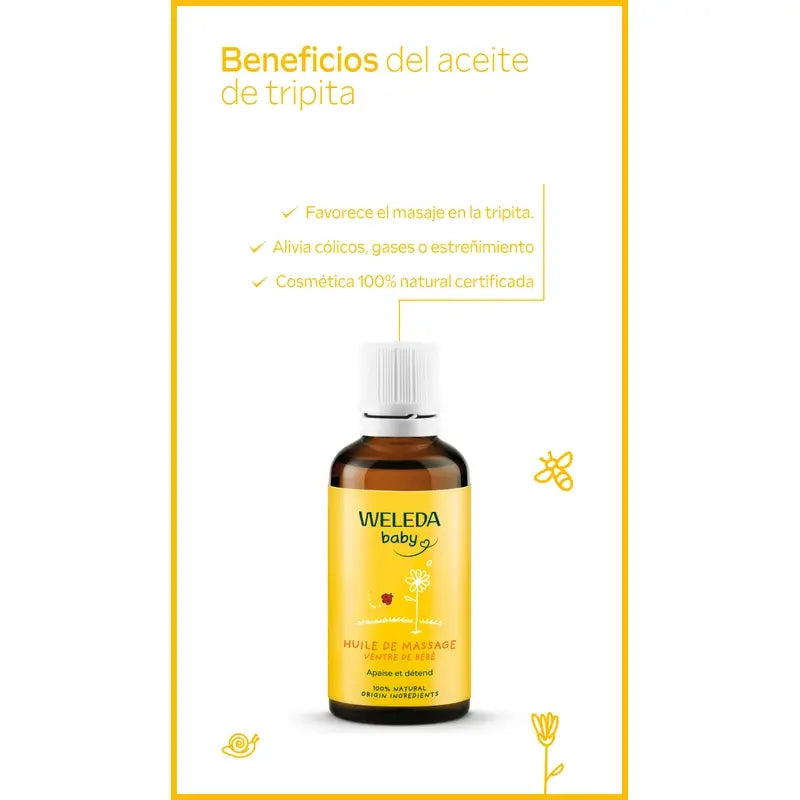 WELEDA ACEITE DE MASAJE TRIPITA DEL BEBE 50 ML