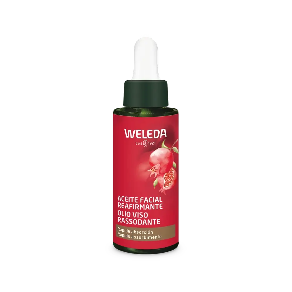 Óleo Facial Reafirmante de Romã Weleda, 30 ml