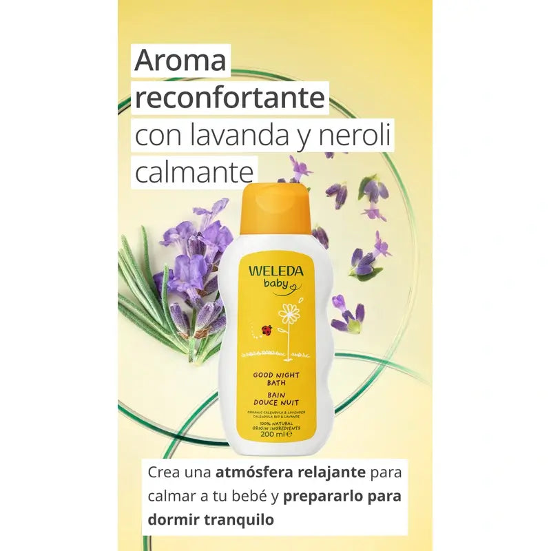 Weleda Calendula Banho de Boa Noite, 200 ml