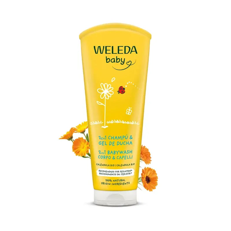 WELEDA CHAMPU Y GEL DE DUCHA CALENDULA 200 ML