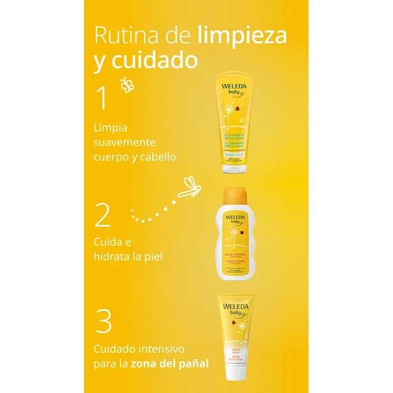WELEDA CHAMPU Y GEL DE DUCHA CALENDULA 200 ML