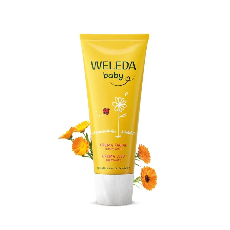 Creme Facial de Calêndula para Bebés Weleda 50 ml