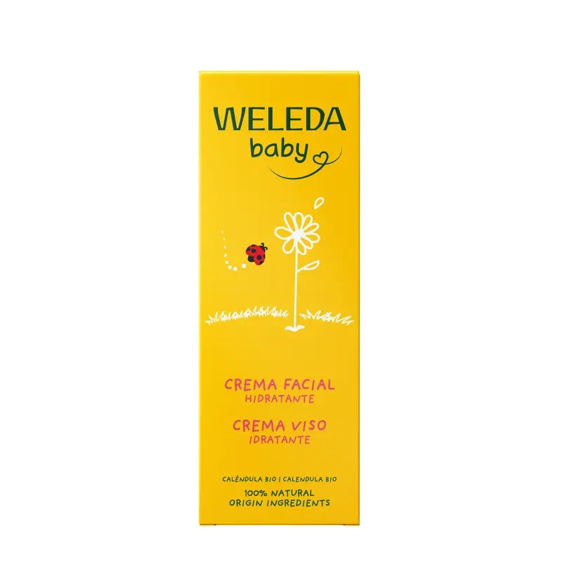 Creme Facial de Calêndula para Bebés Weleda 50 ml