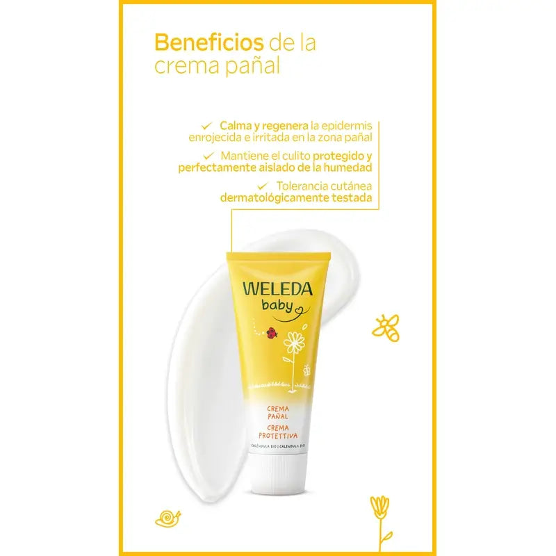 WELEDA CREMA PAÑAL BEBE DE CALENDULA  75 ML