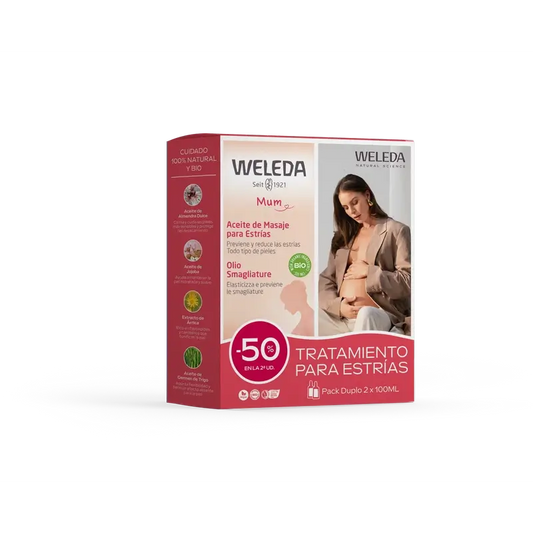 Weleda Duplo Óleo de Massagem para Estrias 2 X 100 Ml