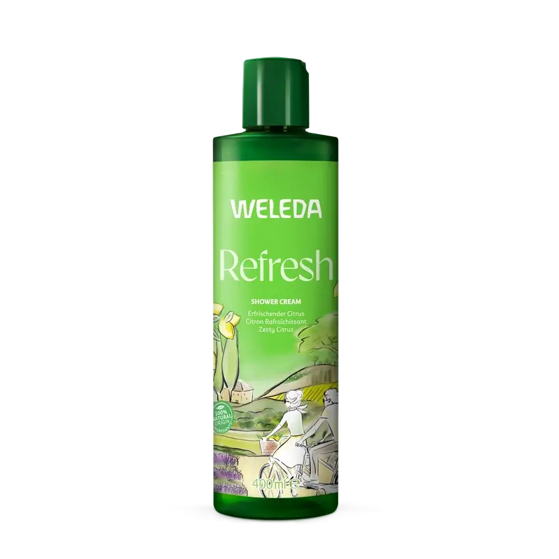 Gel de Duche Cremoso Weleda Refresh Citrus , 400 ml
