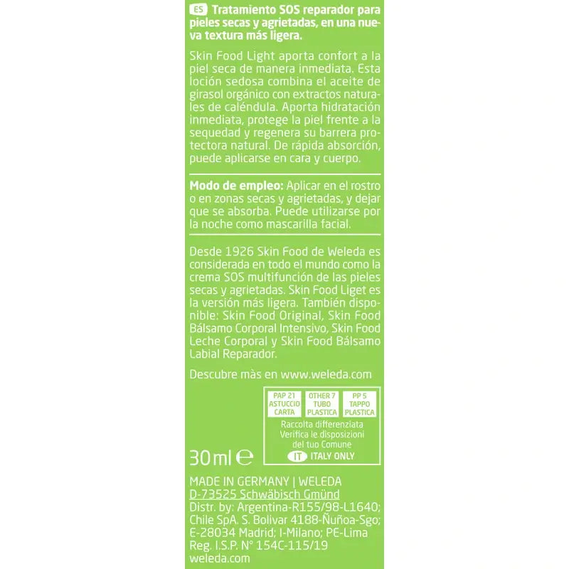 Weleda Skin Food Light, 30 ml