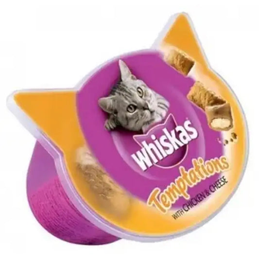 Whiskas Temptation Frango 6X60Gr