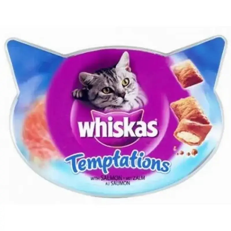 Whiskas Temptation Salmão 6X60Gr