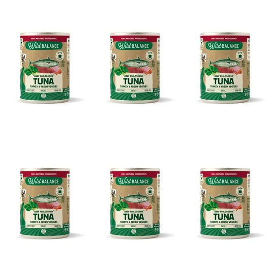 Wild Balance Philosophy Tuna Barf Para Cães, 400g, 6 Embalagens de 6
