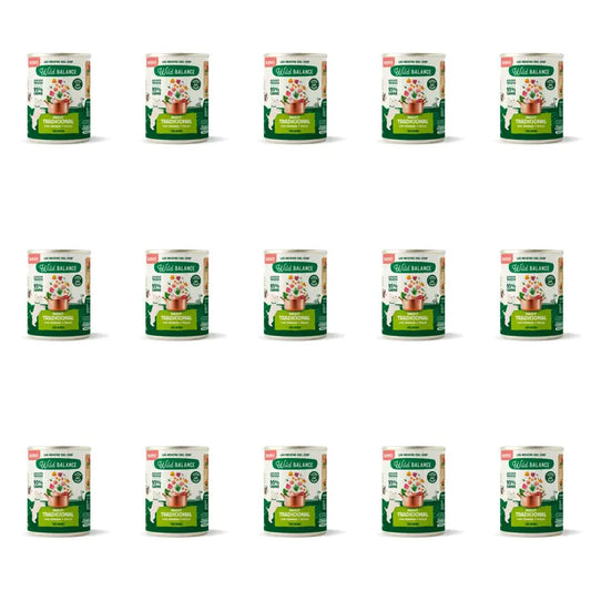 Wild Balance Traditional Ragout With Beef, Chicken & Vegetables For Dogs, 400 g, Embalagem de 15