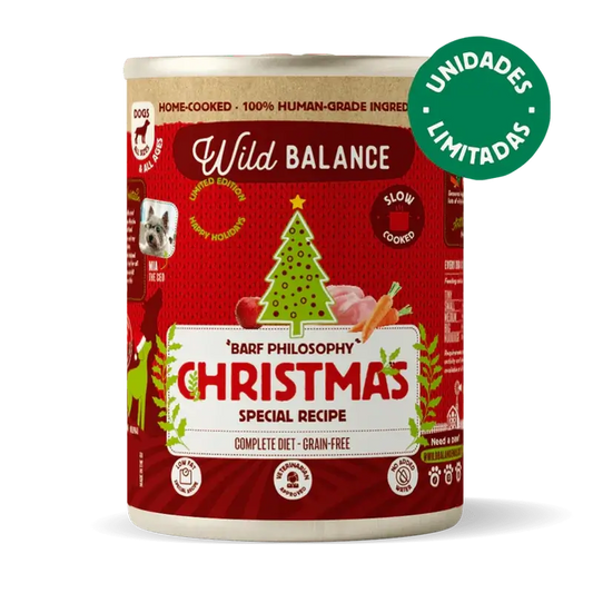Wild Balance Receita de Natal enlatada para cães, 400 gramas