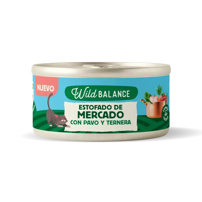 Wild Balance Canned Chef's Recipes Market Stew Para Gatos, 80 gramas
