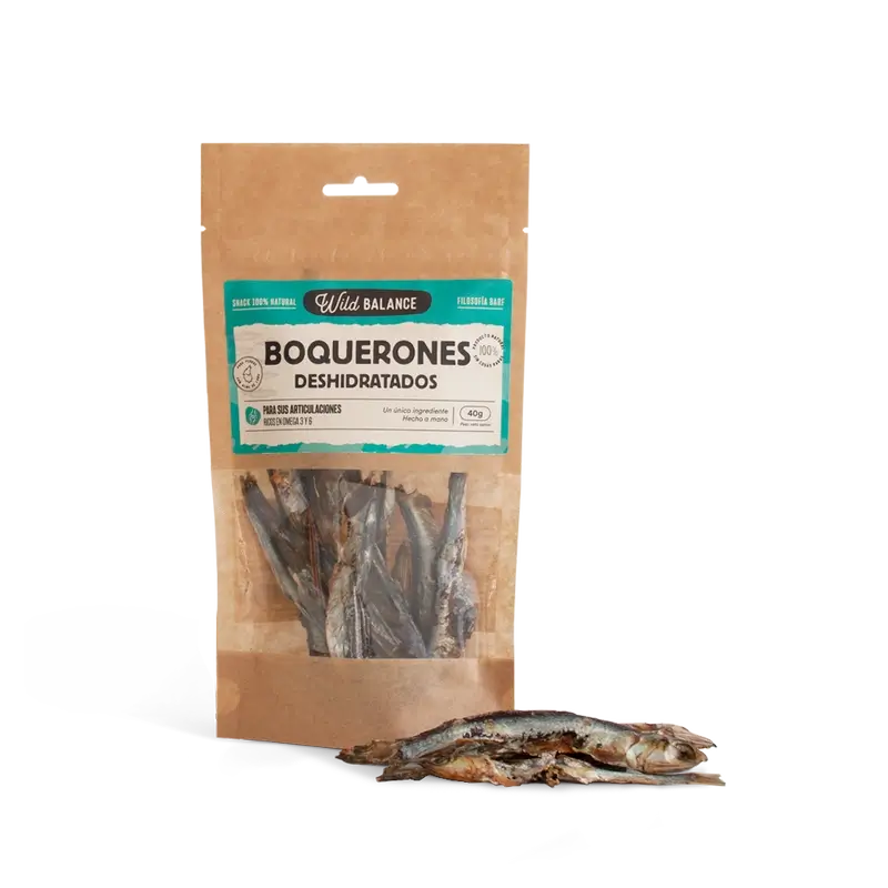 Wild Balance Snacks Anchova desidratada , 40 g