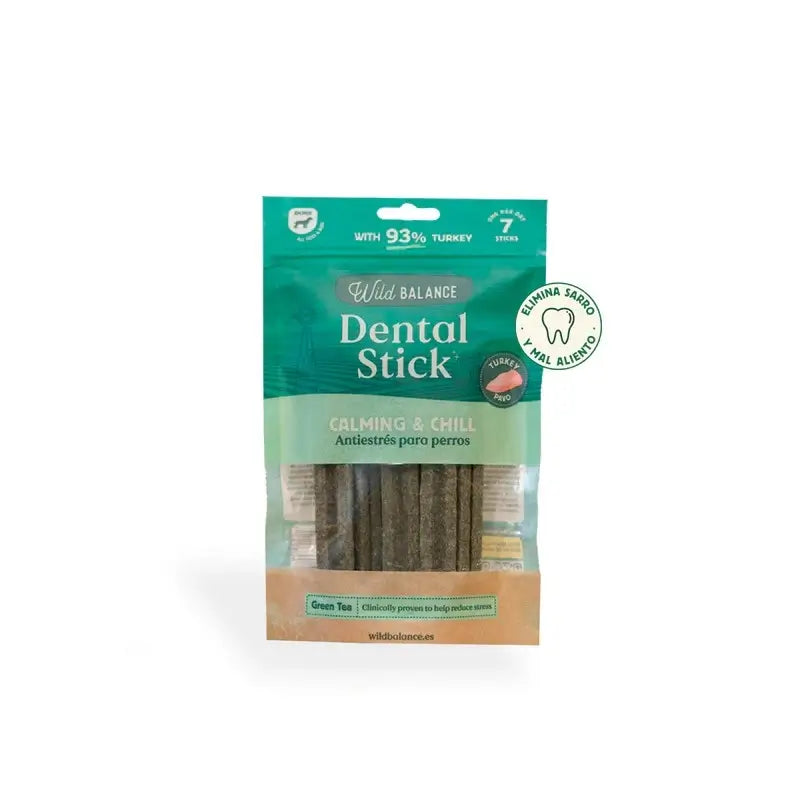 Wild Balance Dental Calming Stick - Anti-Stress Para Cães - 7 Sticks M (Unidade) , 100 gramas