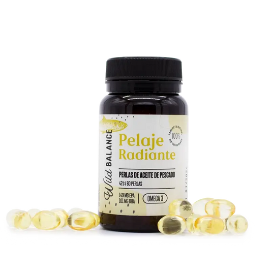 Wild Balance Radiant Coat Suplemento, 60 cápsulas