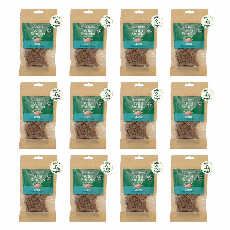 Wild Balance Wild Snack Light - Cenoura e Pastinaca , 75 gramas, Embalagem de 12