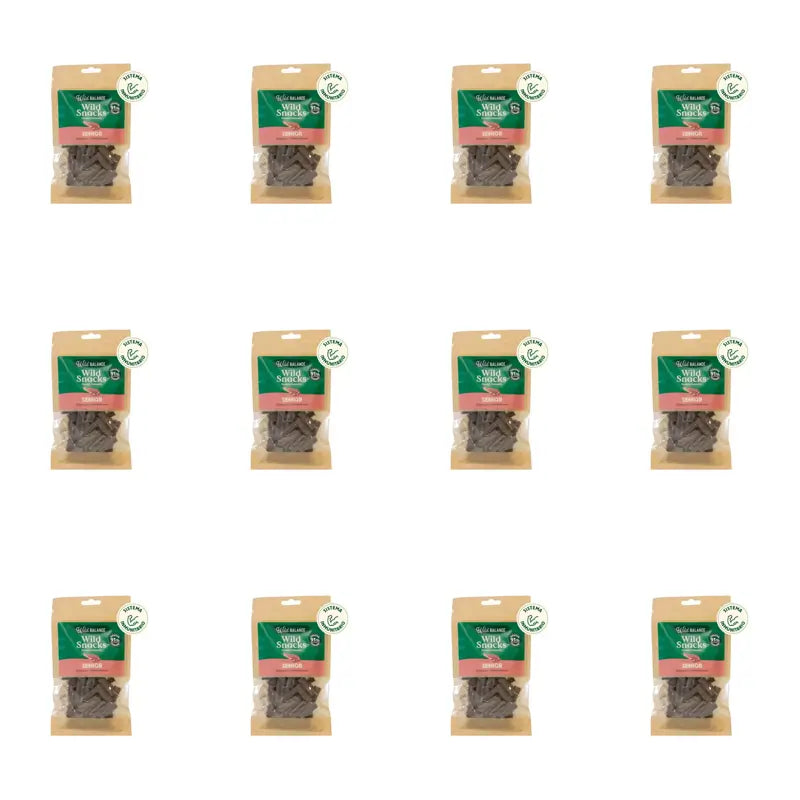 Wild Balance Wild Snack Senior - Sistema Imunitário , 75 gramas, Embalagem de 12