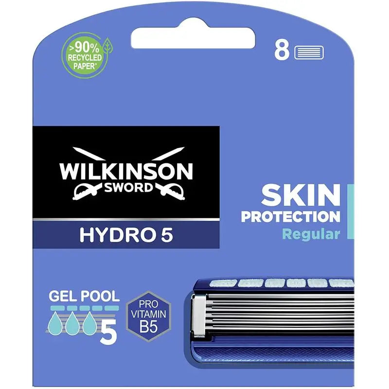 Wilkinson Sword Hydro 5 Skin Protection Carregador normal 8 unidades