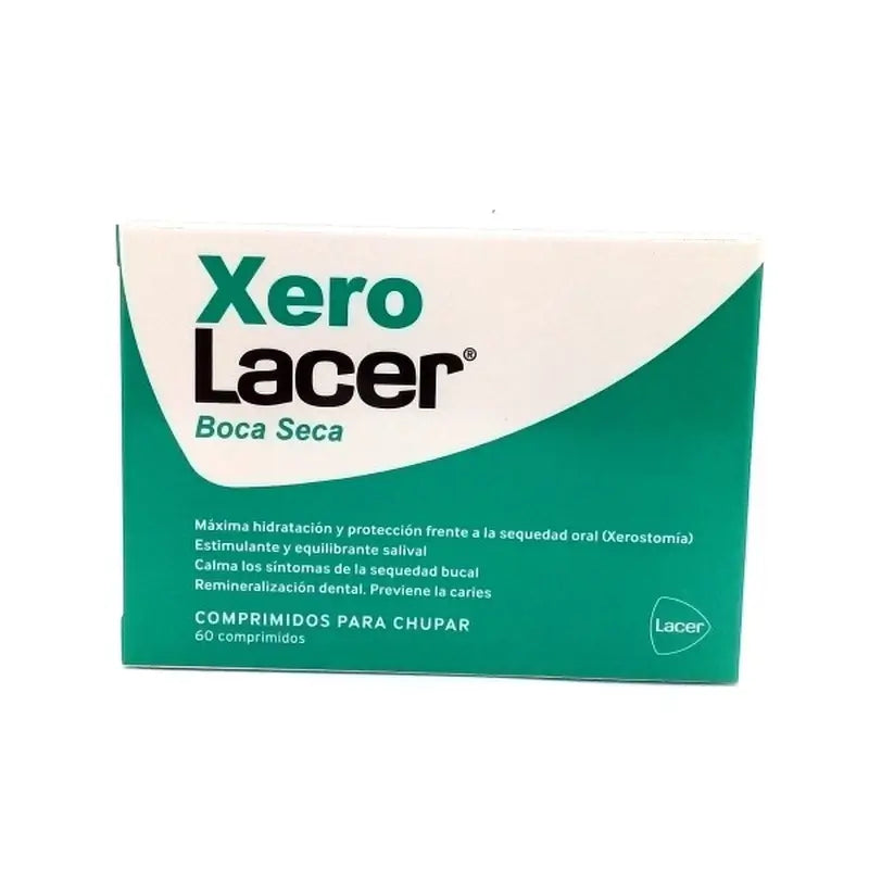 Xerolacer Boca Seca Hidratante e Proteção 60 Comprimidos