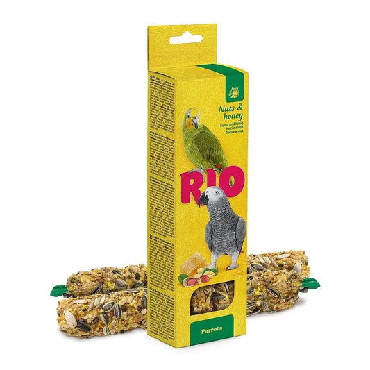 Rio Sticks Mel & Nozes Papagaios 10X2X90Gr