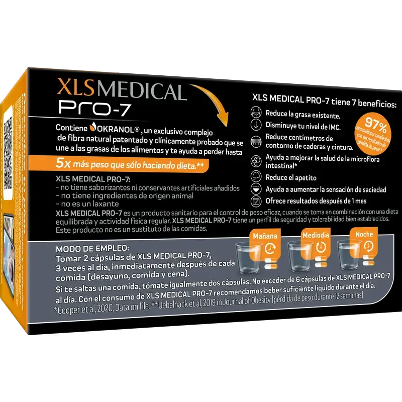 XLS Medical PRO 7 Cápsulas, Embalagem 2 unidades