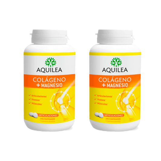 Aquilea Collagen + Magnesium Pack 240 colheres x 2